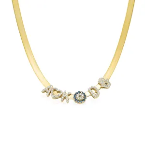 14K Personalized Liquid Gold Necklace