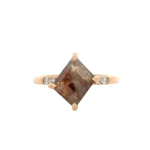 14K Rose Gold 1.39ct. Brown Diamond Fashion Ring