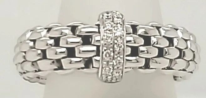 18K White Gold Fope Flex'it Ring Fashion Ring