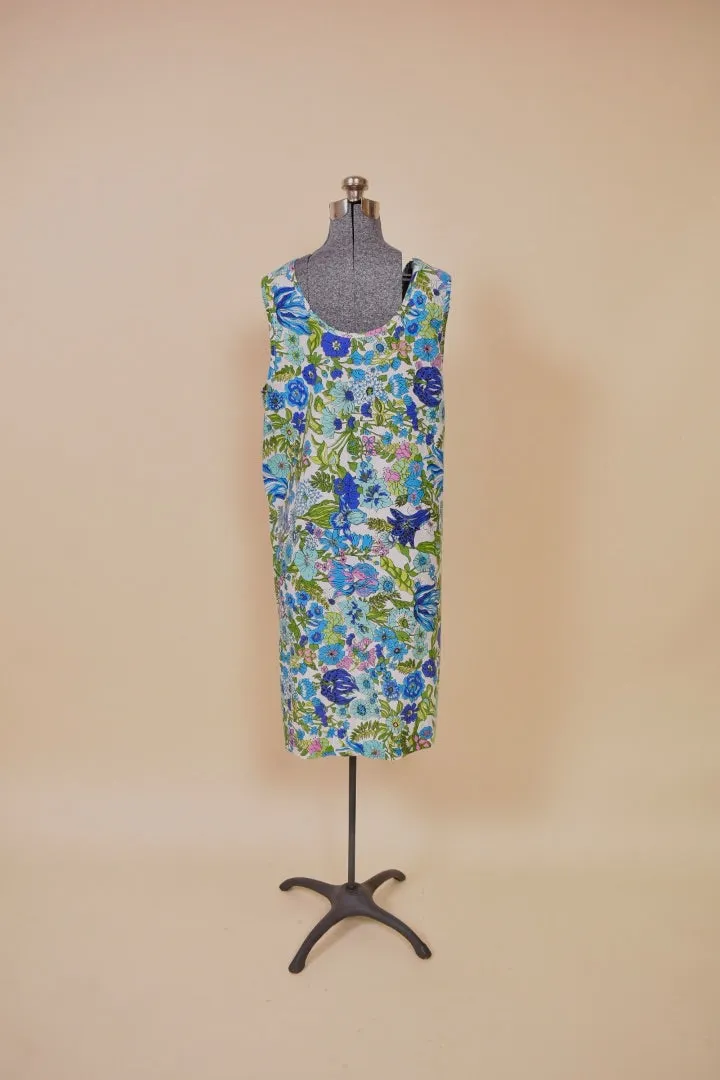 1960s Floral Pinafore, 1X