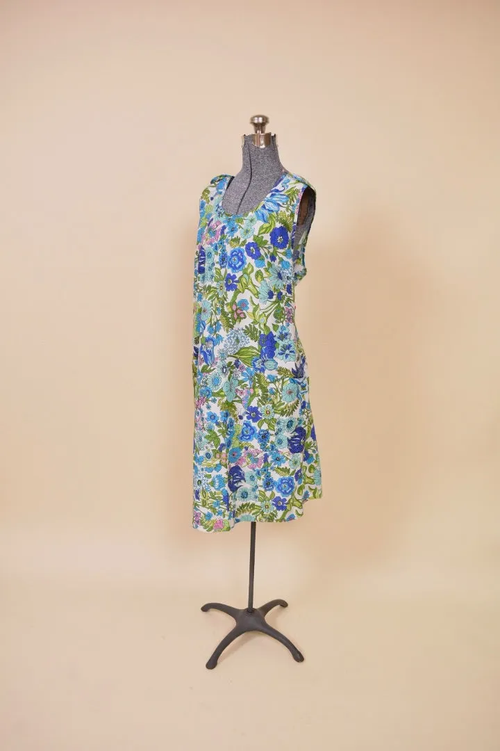 1960s Floral Pinafore, 1X