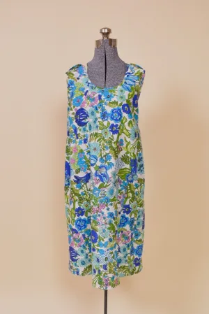 1960s Floral Pinafore, 1X