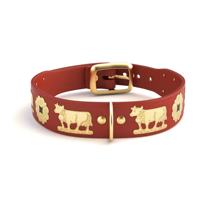 1" Small Contemporary Swiss Dog Collar