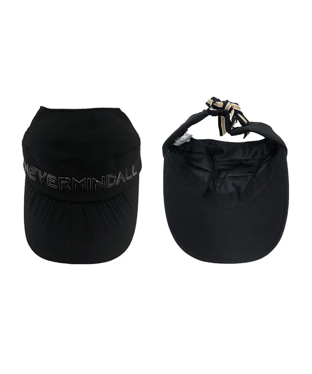 3D Logo Half-Cap Shirring Visor