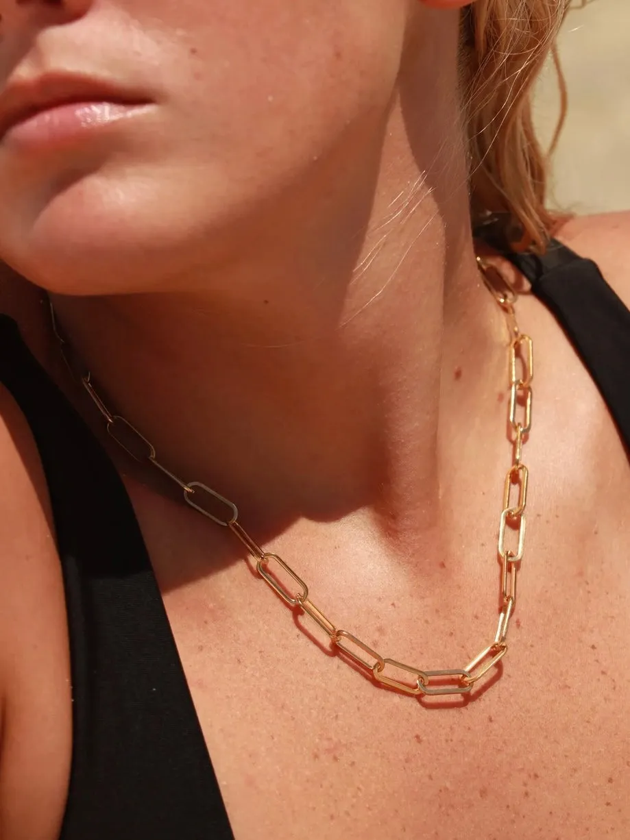 4mm Paperclip Chain Layering Necklace