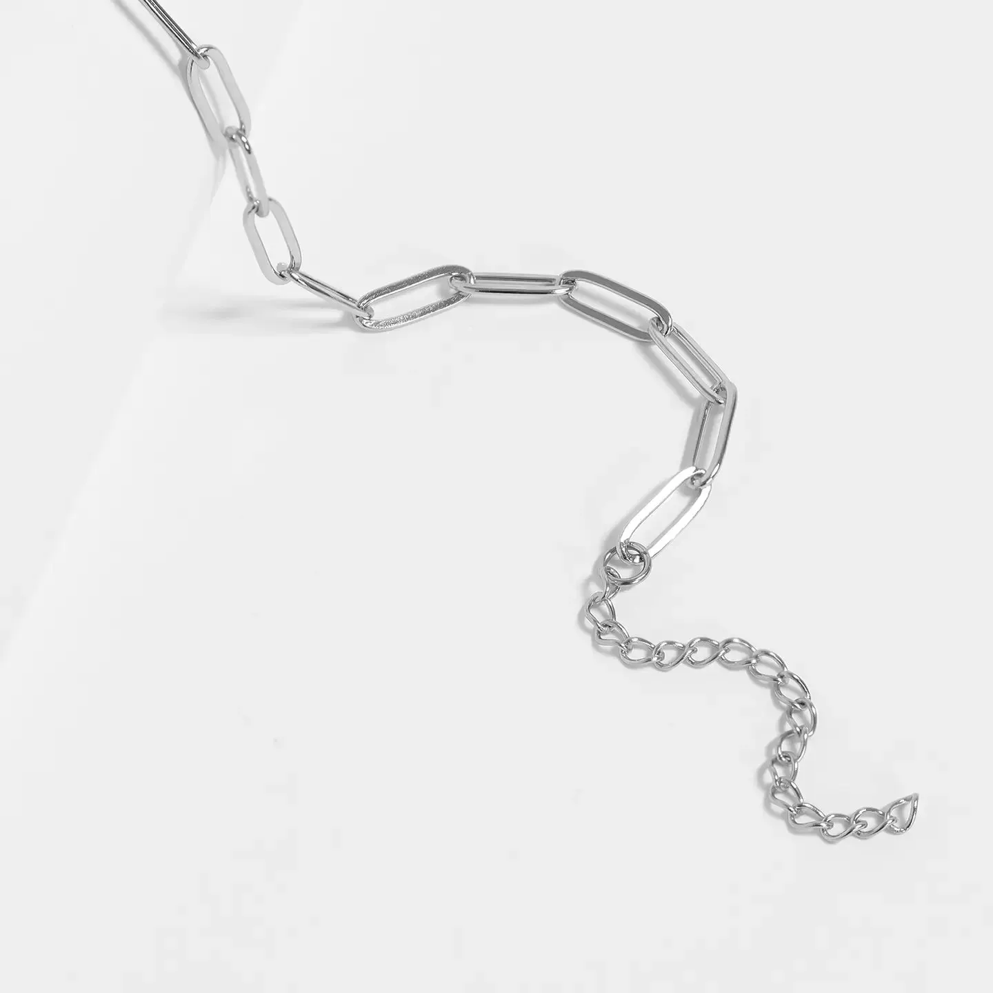 4mm Paperclip Chain Layering Necklace