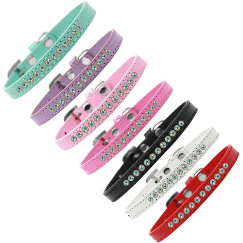 AB Crystal Puppy Collar