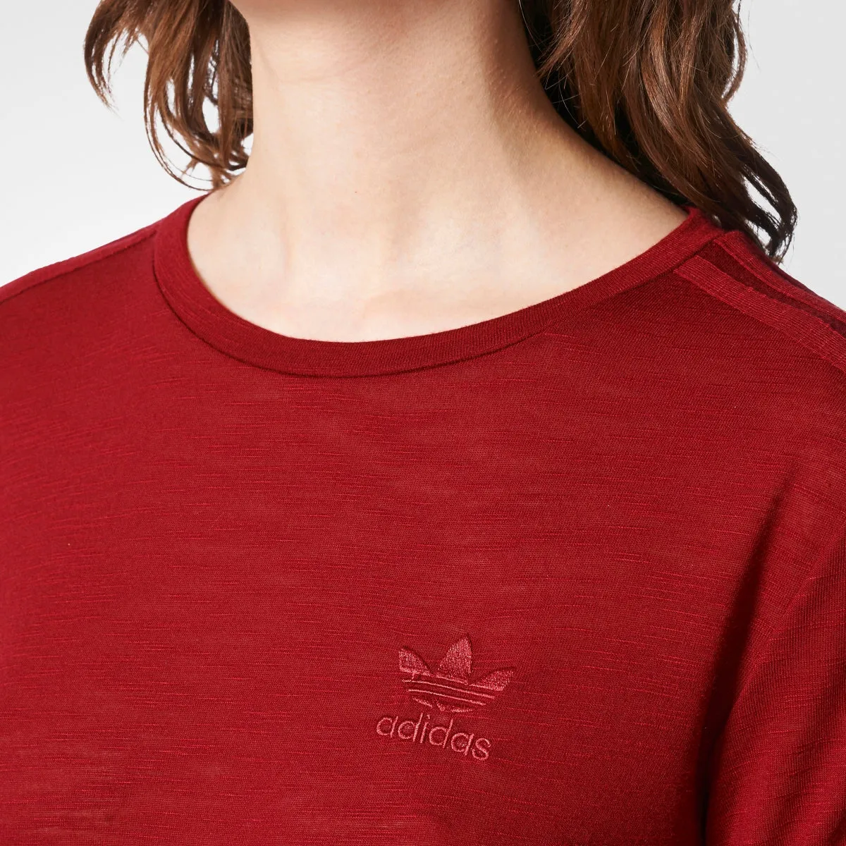 Adidas Originals Women's Longsleeve T-Shirt Collegiate Burgundy