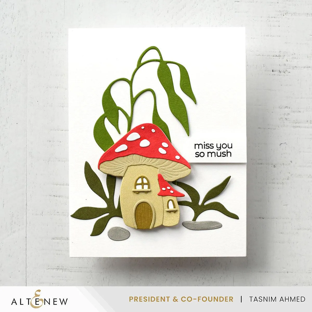 Altenew - Dies - Mushroom Cottage Layering