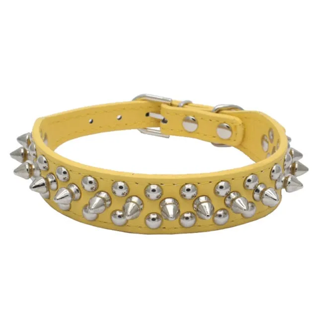 Anti-bite Spiked Studded Dog Collar