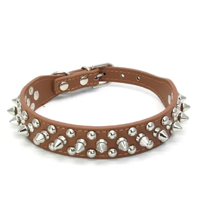 Anti-bite Spiked Studded Dog Collar