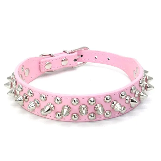 Anti-bite Spiked Studded Dog Collar