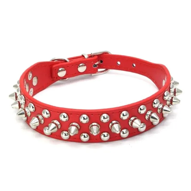 Anti-bite Spiked Studded Dog Collar