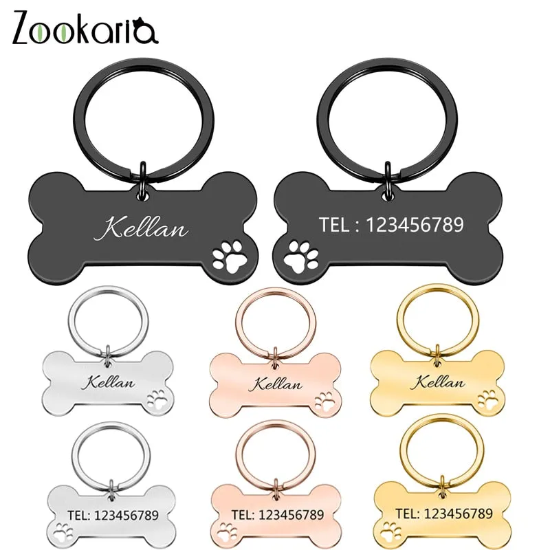 Anti-lost Personalized ID Tag Dog Collar