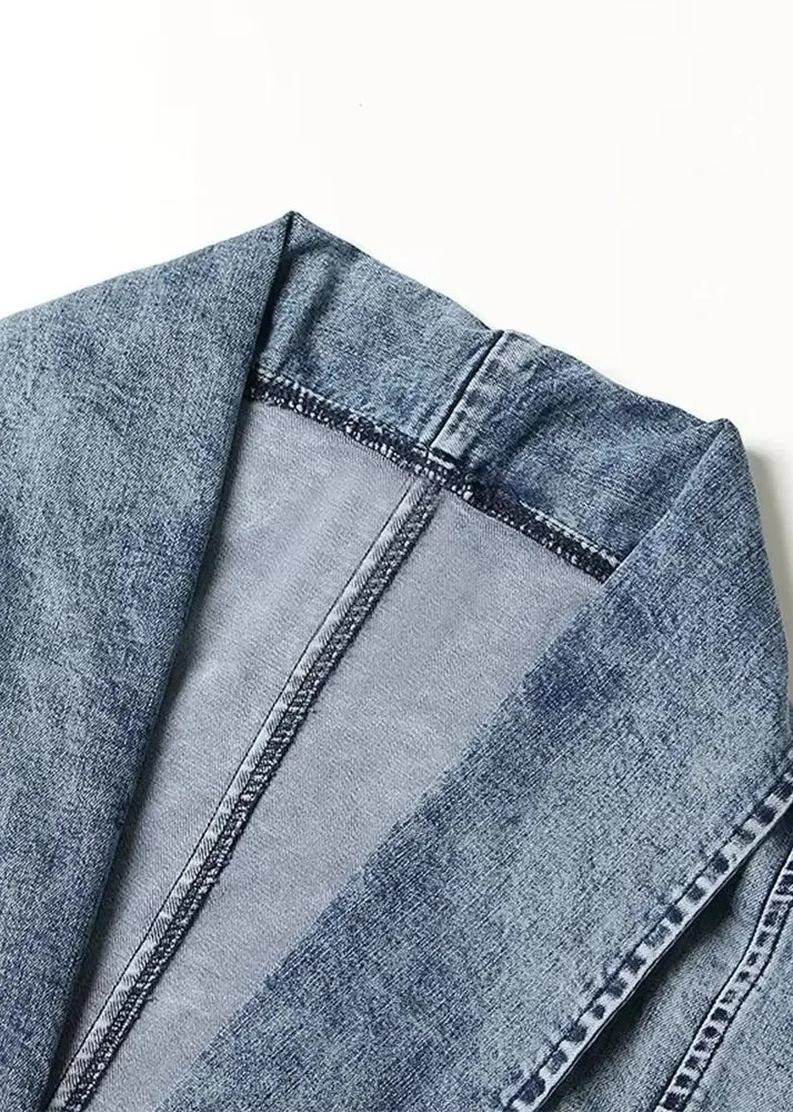 Audrey Loose Denim Cardigan