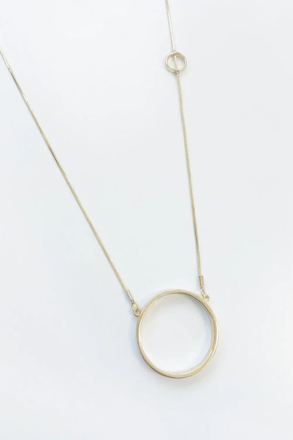 Aura Circle Necklace - Gold