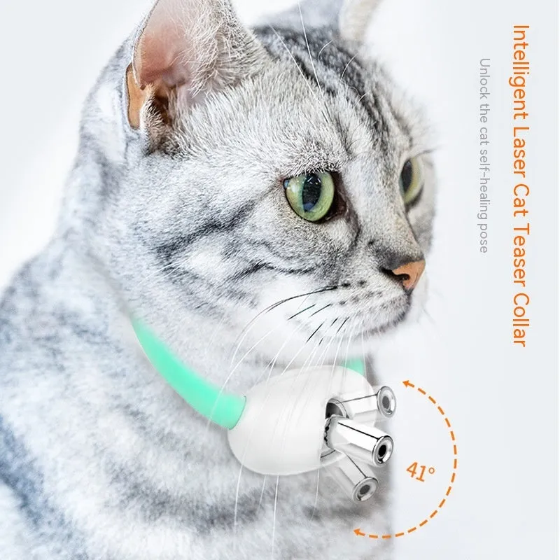 Automatic Cat Teaser Mi Qi Pen Collar