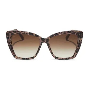 Becky Leopard Tortoise   Brown Gradient Sunglasses