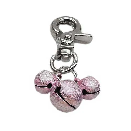 Bell Collar Charm — Pink