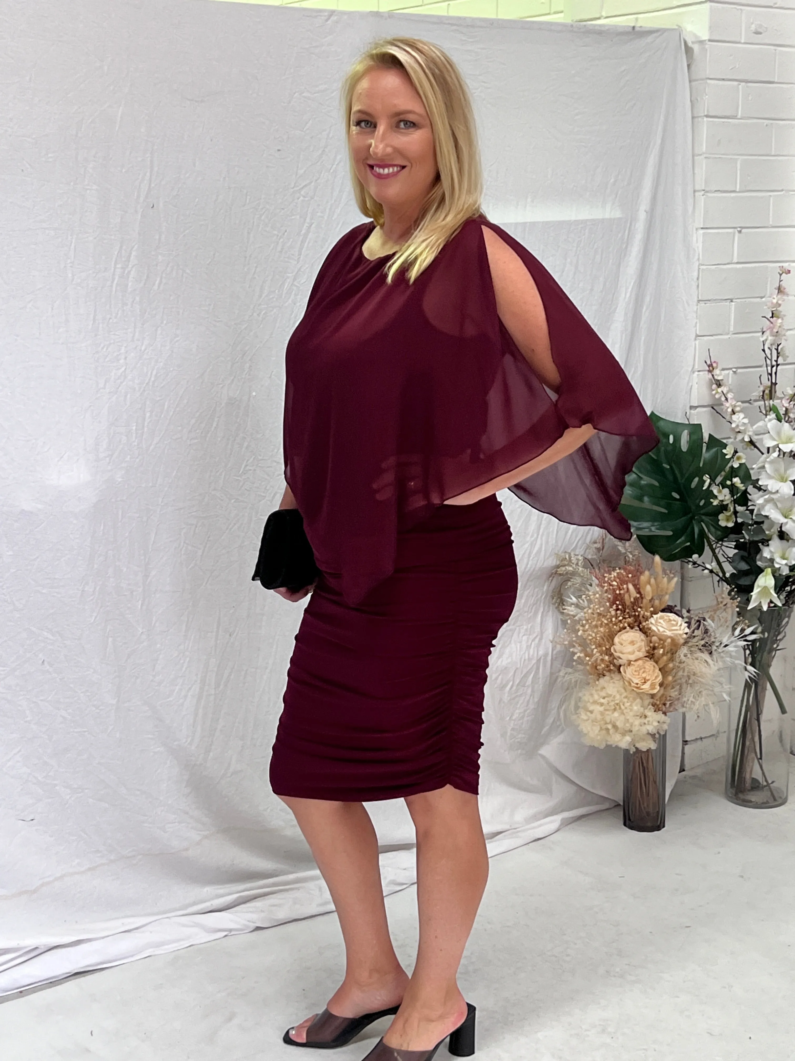 Belmond Burgundy Layering Top