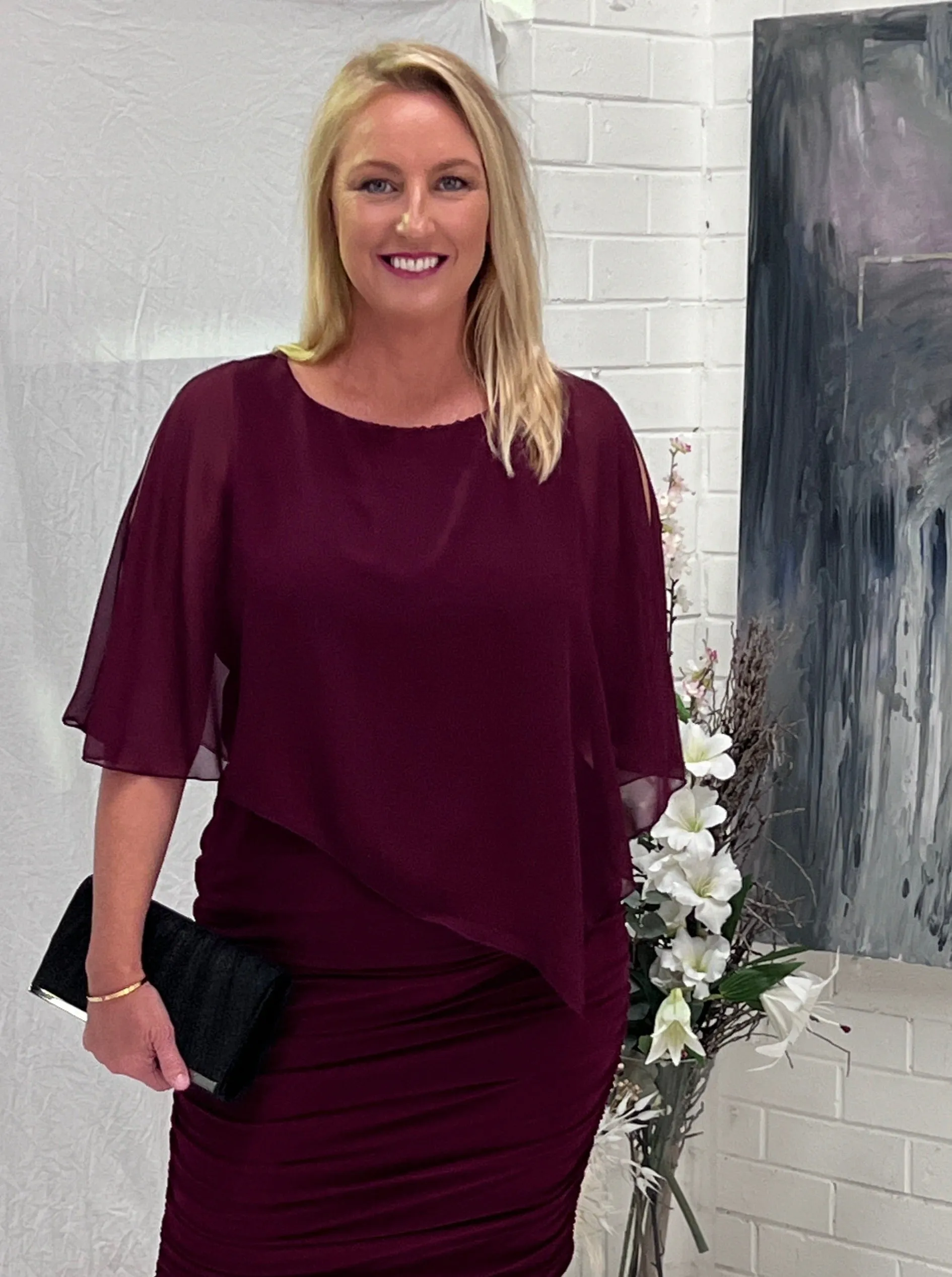 Belmond Burgundy Layering Top