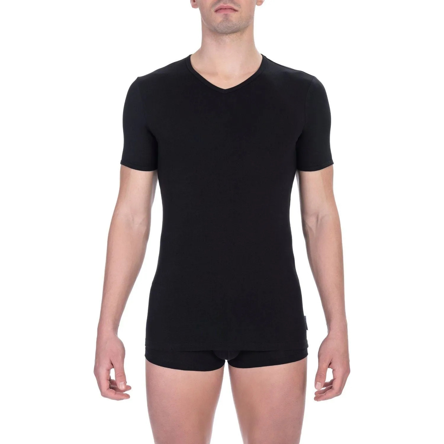 Bikkembergs "Black Cotton Men T-Shirt"