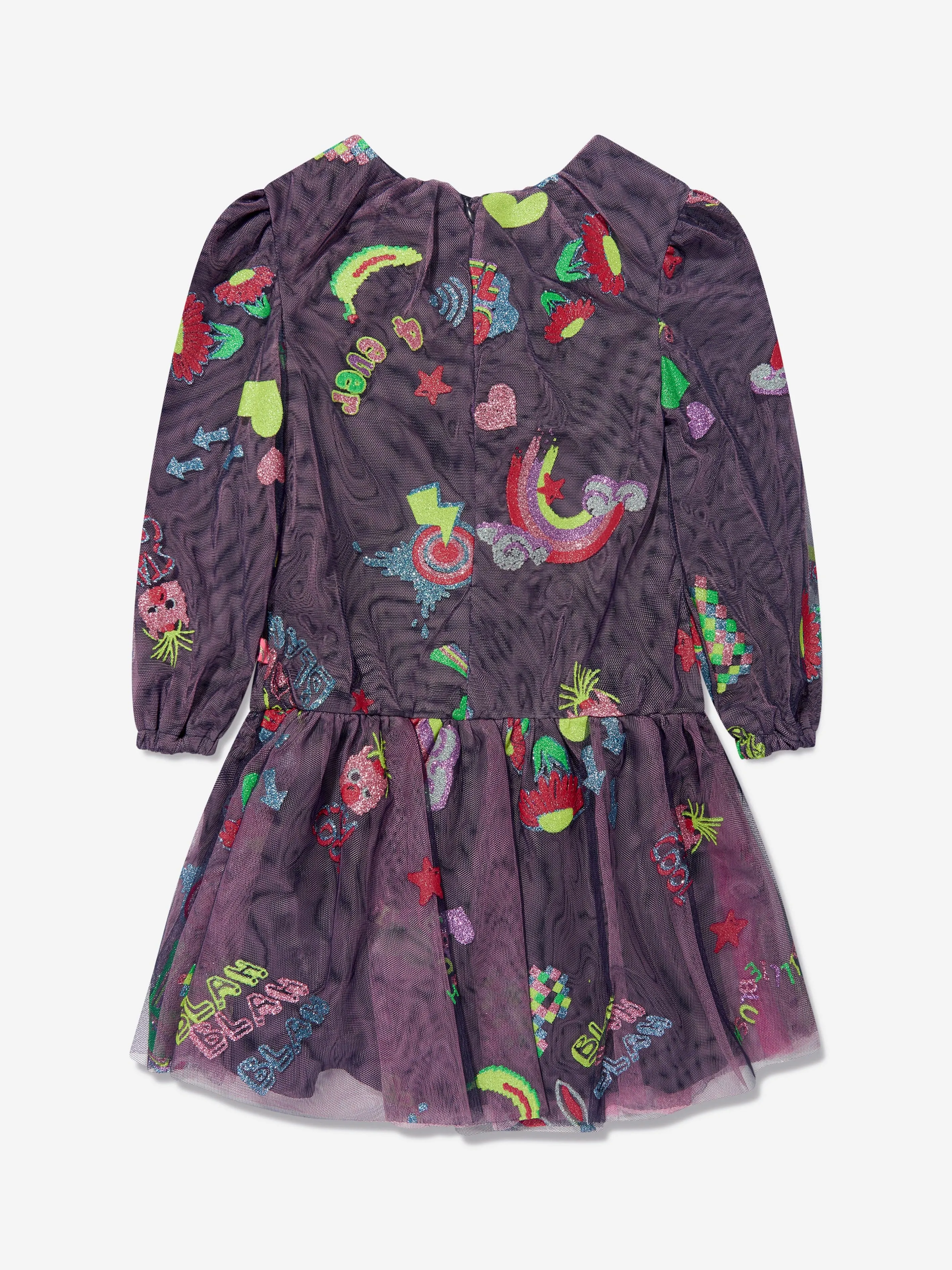 Billieblush Girls Imaginary World Dress in Navy