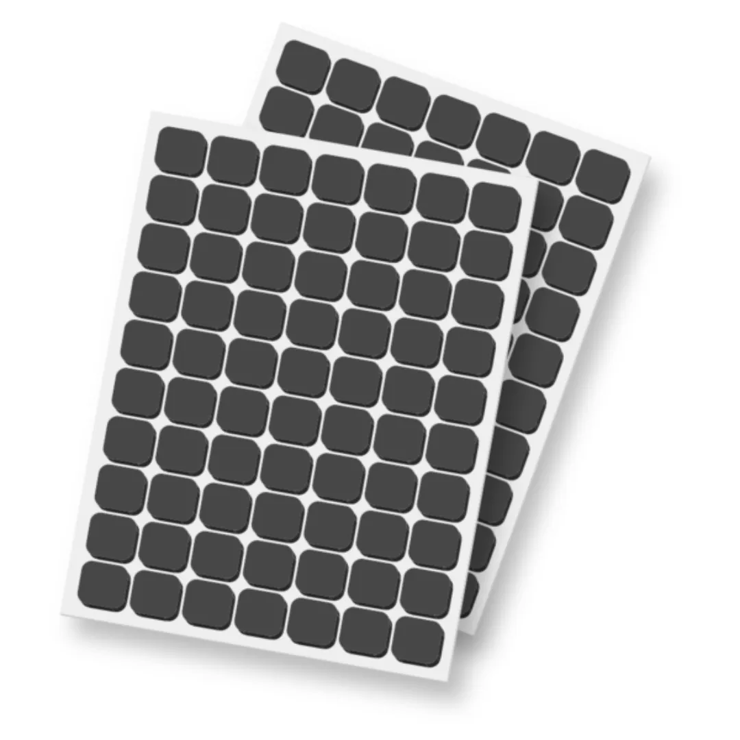 Black Foam Regular 3D Squares