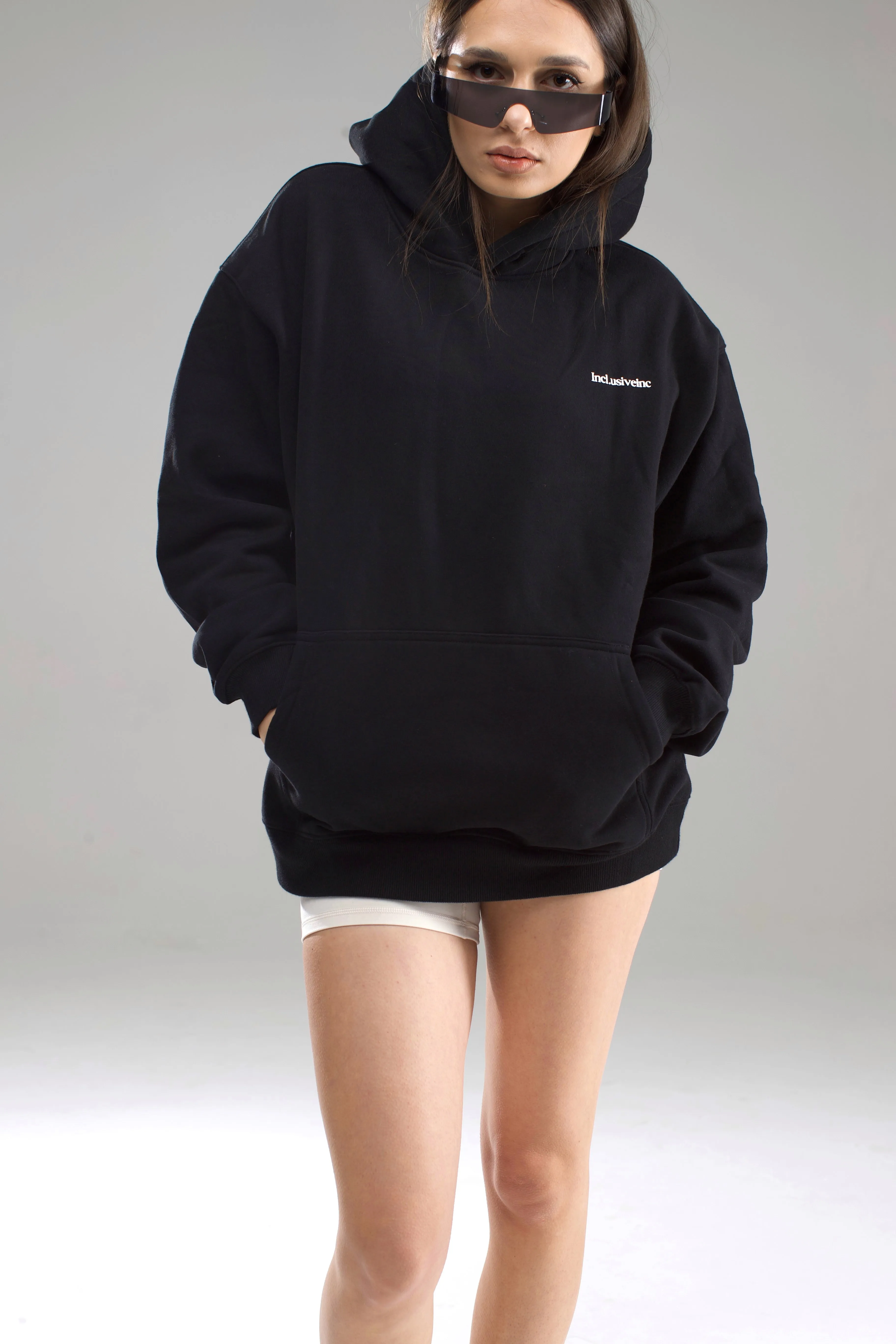 Black Luxe Oversized Hoodie