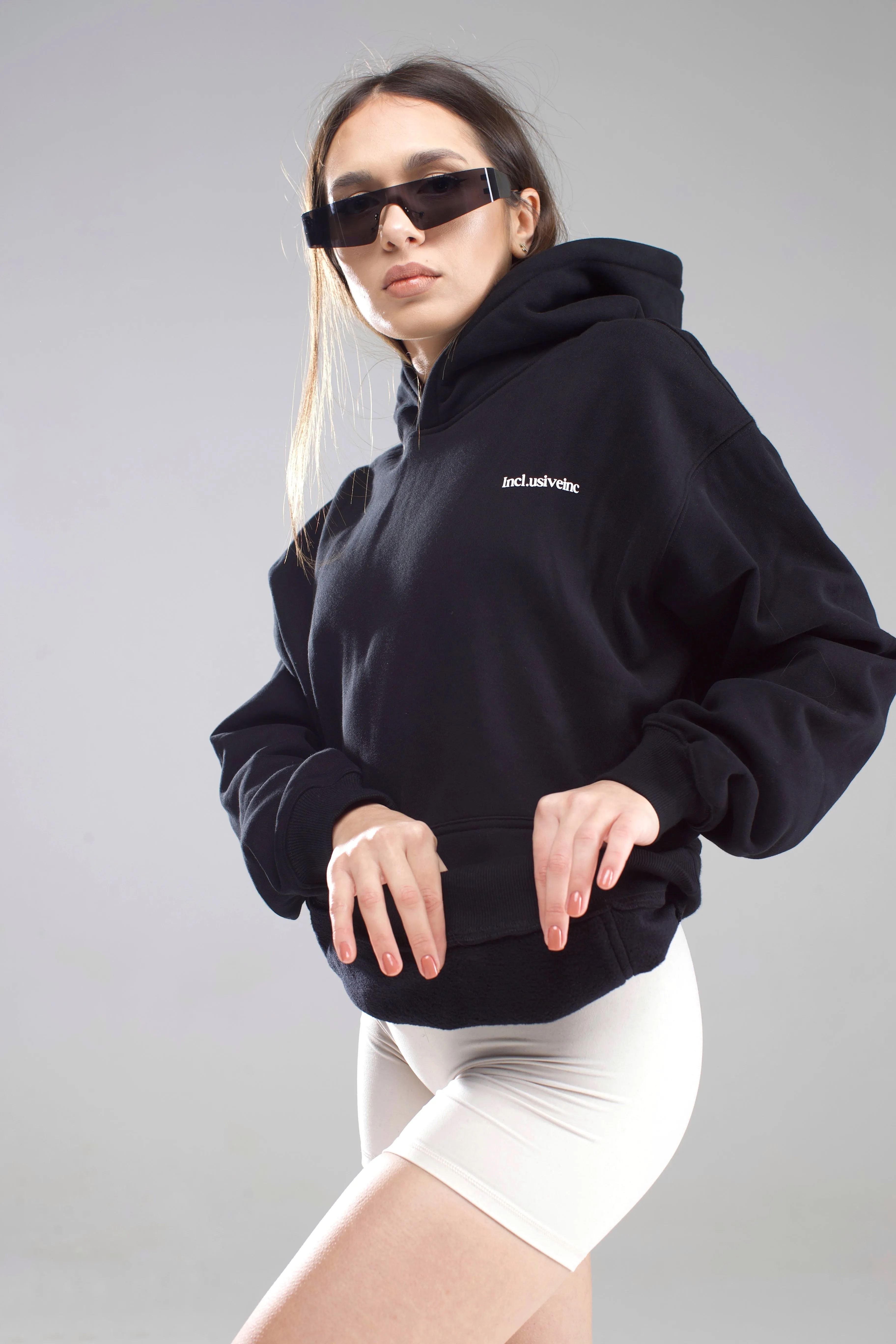 Black Luxe Oversized Hoodie