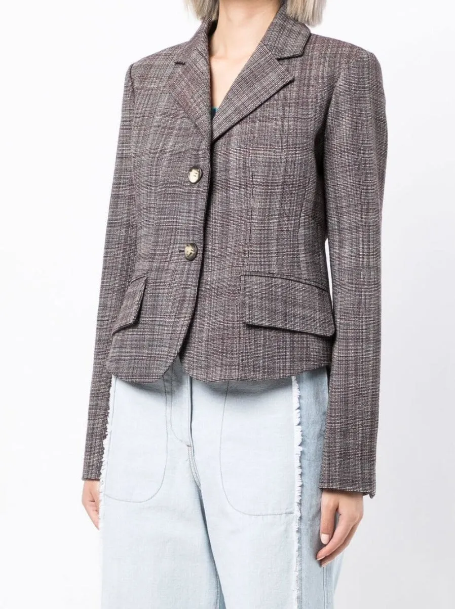 Brown Wool Blazer