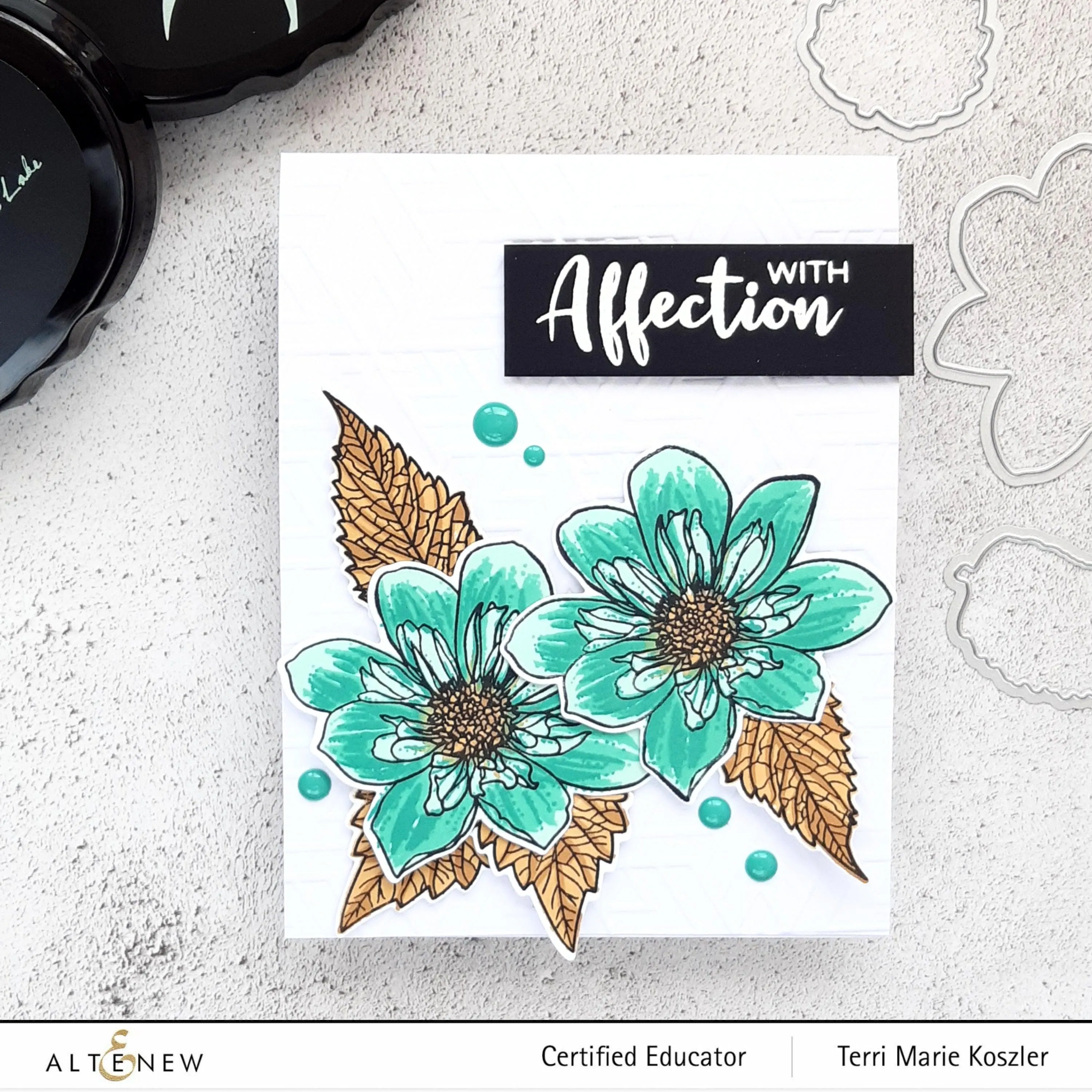 Build-A-Flower: Fashion Monger Dahlia Layering Stamp & Die Set