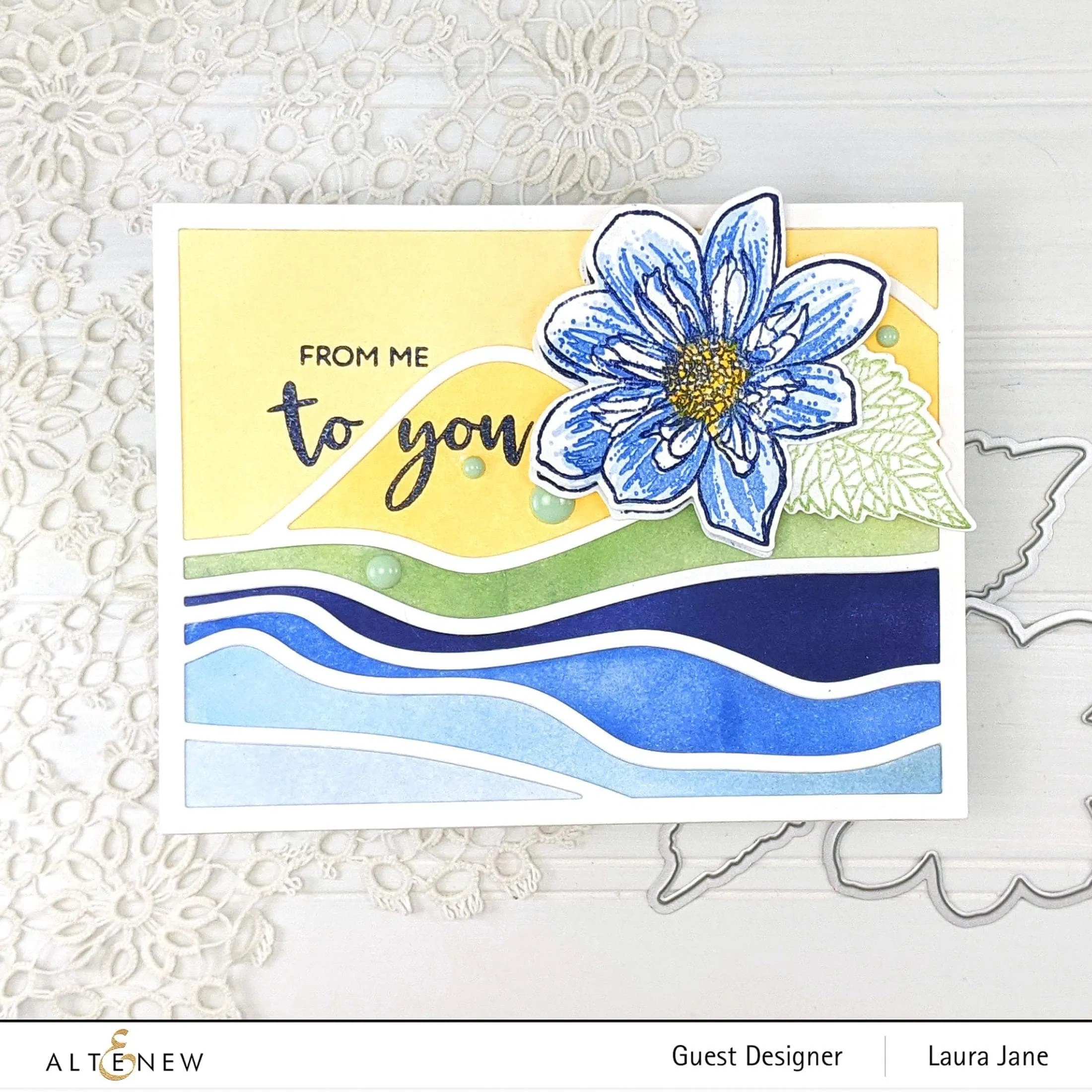 Build-A-Flower: Fashion Monger Dahlia Layering Stamp & Die Set