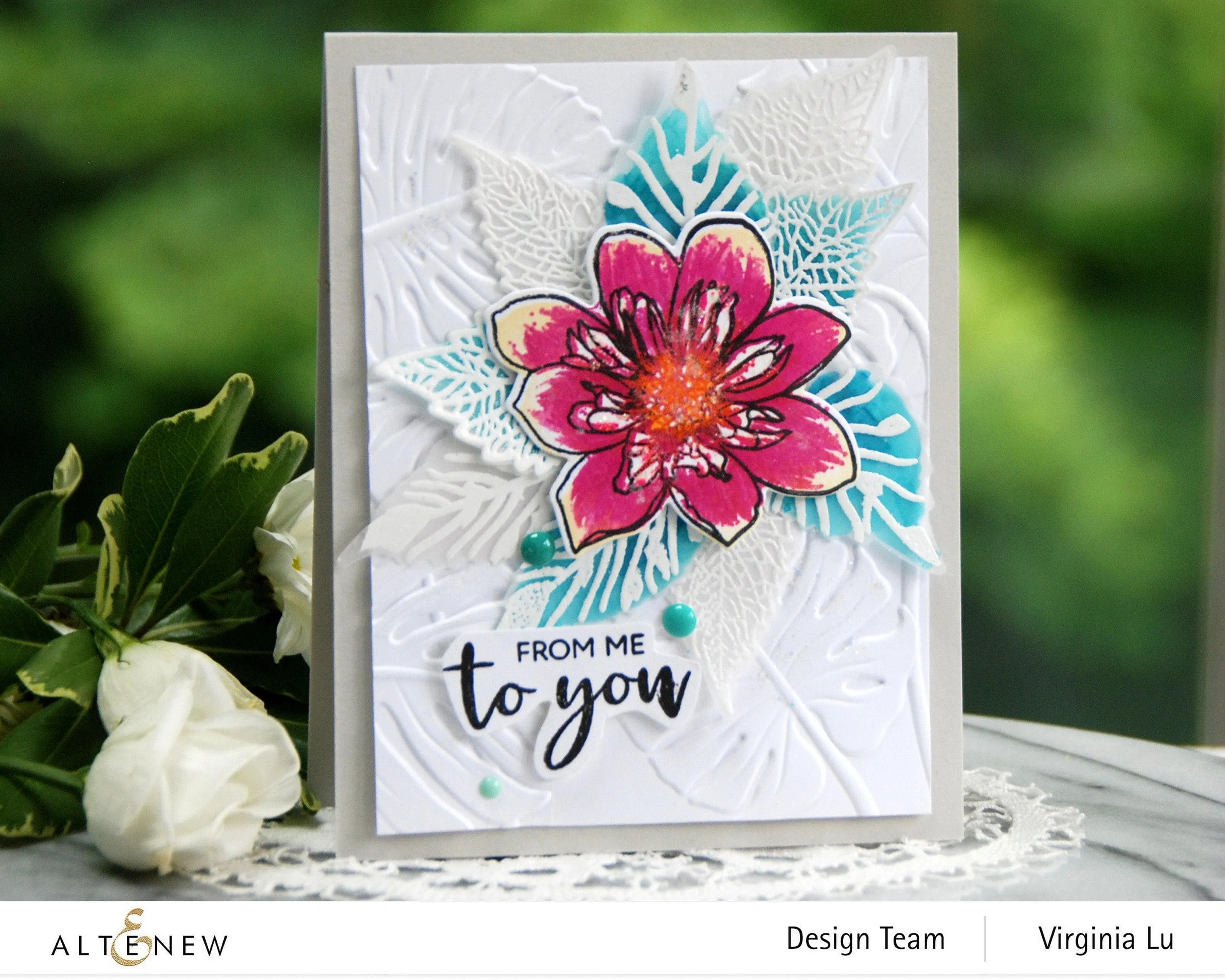 Build-A-Flower: Fashion Monger Dahlia Layering Stamp & Die Set