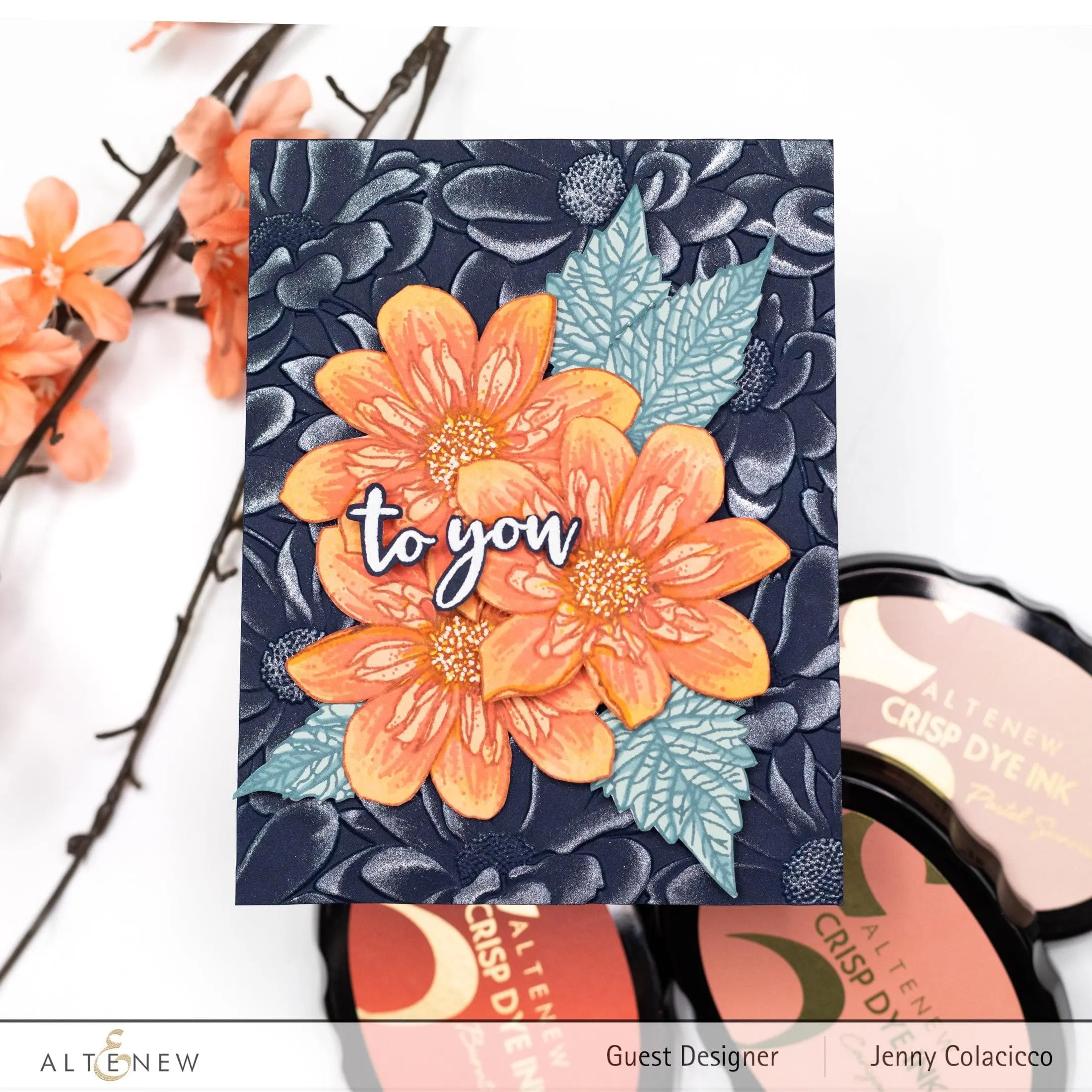 Build-A-Flower: Fashion Monger Dahlia Layering Stamp & Die Set