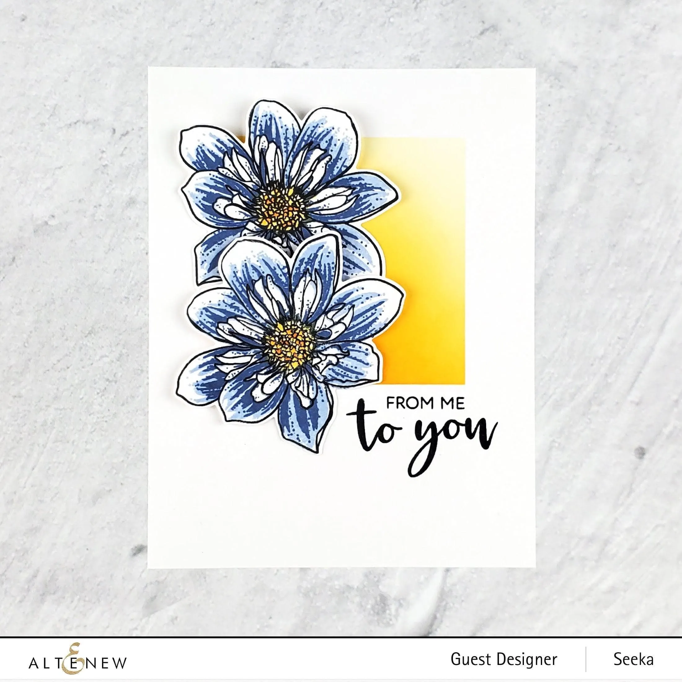 Build-A-Flower: Fashion Monger Dahlia Layering Stamp & Die Set