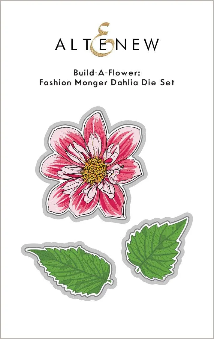 Build-A-Flower: Fashion Monger Dahlia Layering Stamp & Die Set