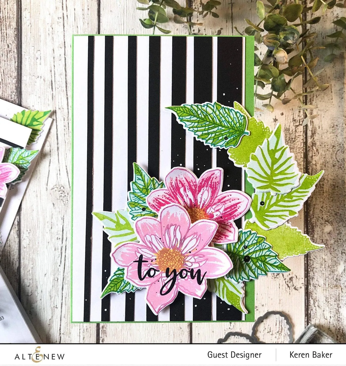 Build-A-Flower: Fashion Monger Dahlia Layering Stamp & Die Set