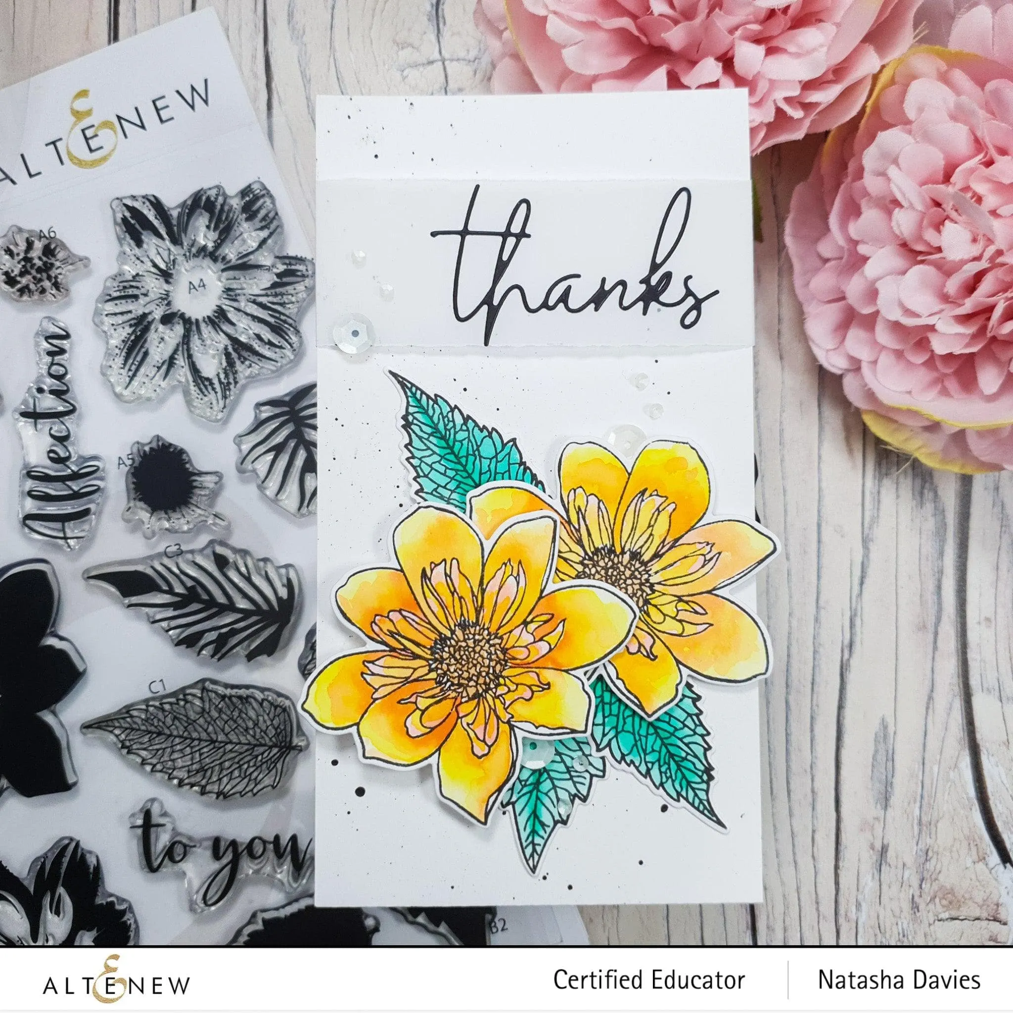 Build-A-Flower: Fashion Monger Dahlia Layering Stamp & Die Set