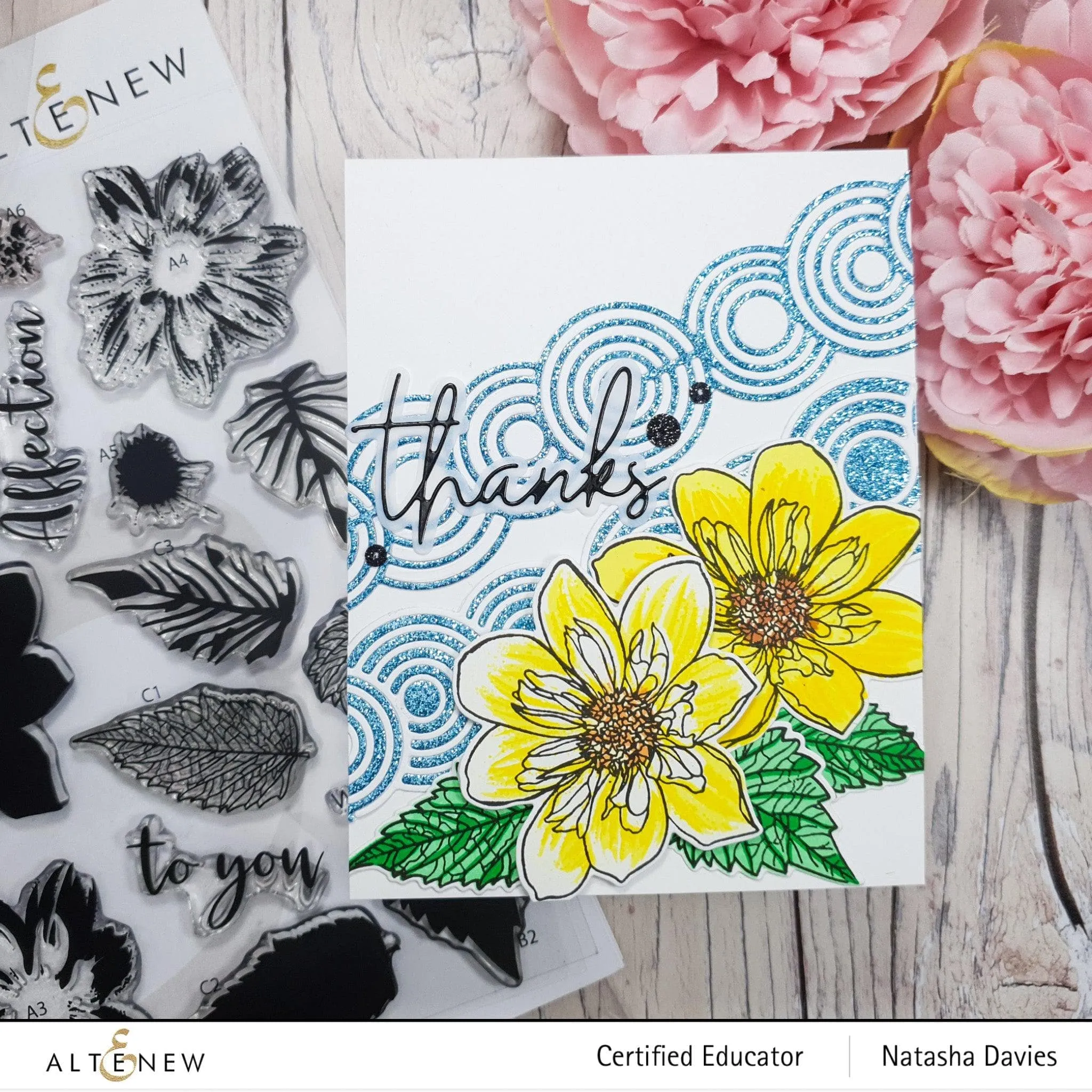 Build-A-Flower: Fashion Monger Dahlia Layering Stamp & Die Set