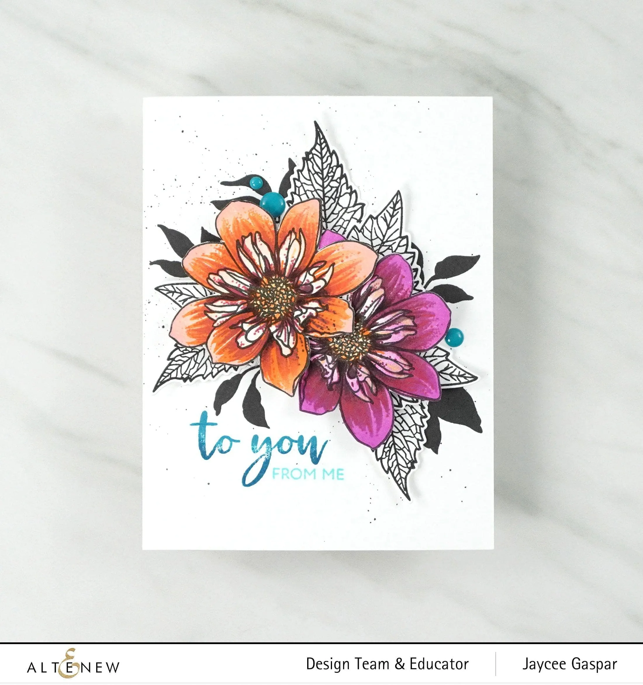 Build-A-Flower: Fashion Monger Dahlia Layering Stamp & Die Set