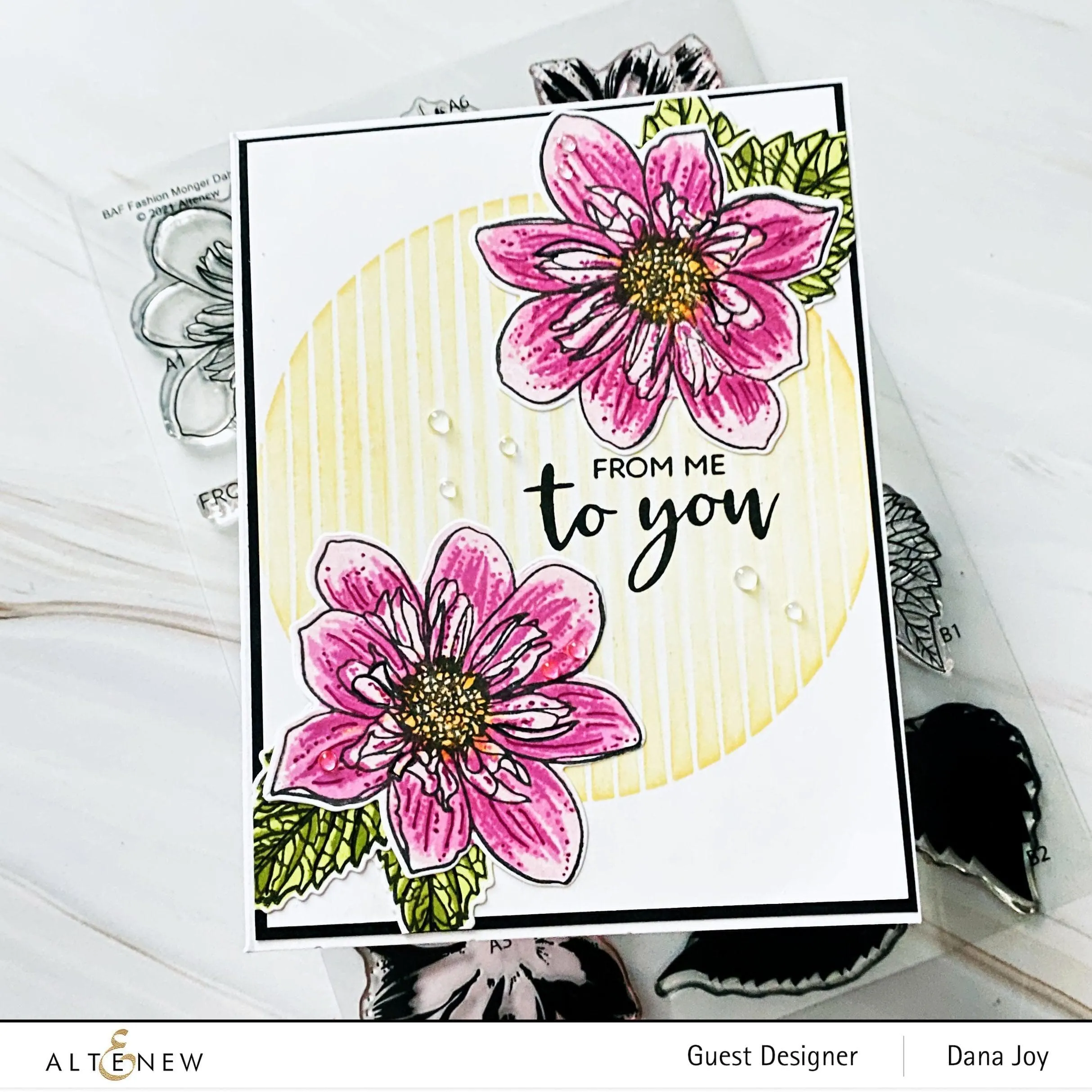 Build-A-Flower: Fashion Monger Dahlia Layering Stamp & Die Set