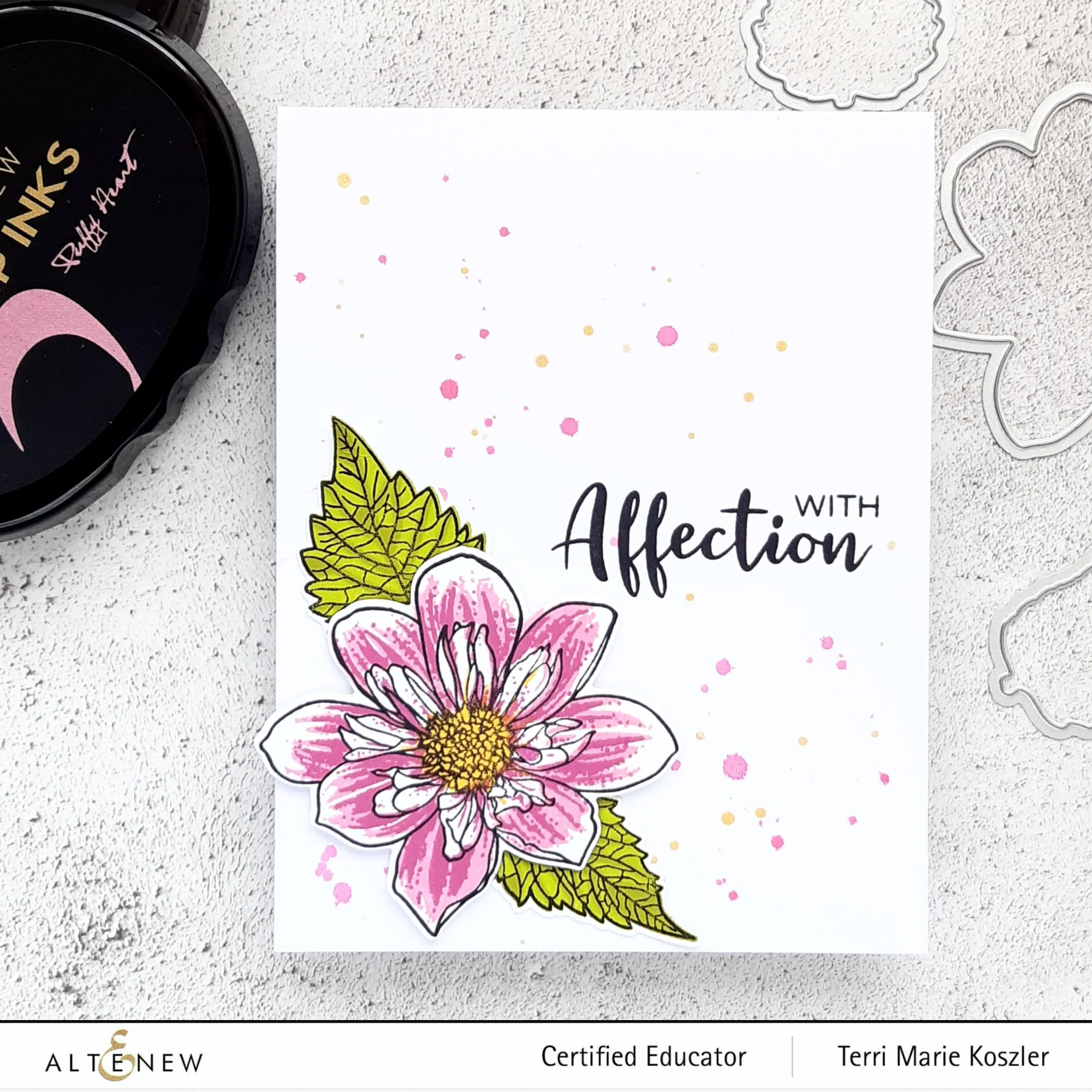 Build-A-Flower: Fashion Monger Dahlia Layering Stamp & Die Set