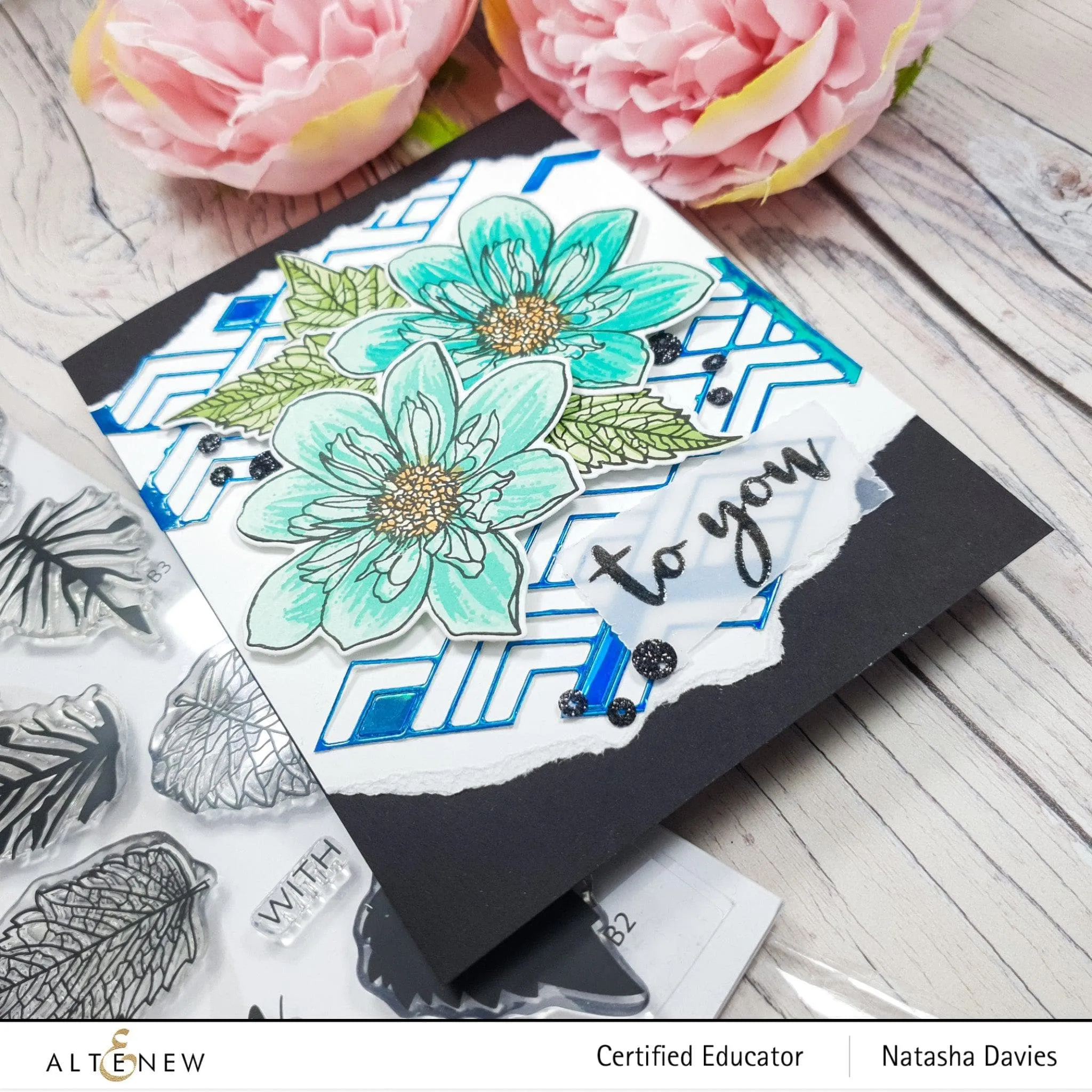 Build-A-Flower: Fashion Monger Dahlia Layering Stamp & Die Set