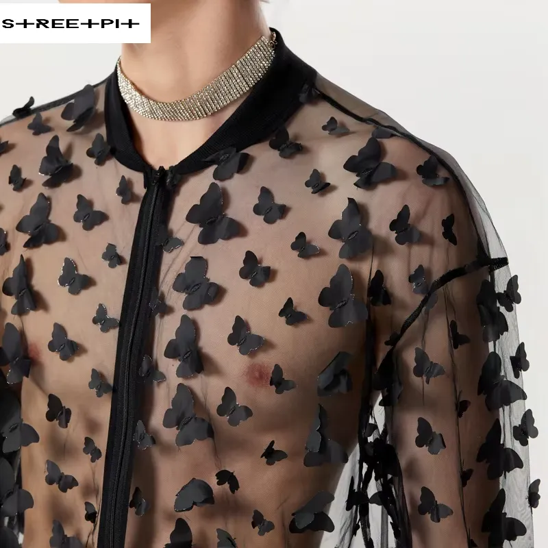 Butterfly Mesh Shirt