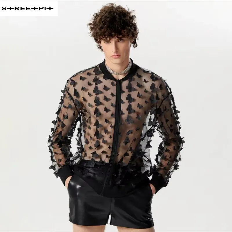 Butterfly Mesh Shirt