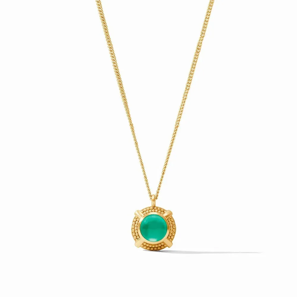 Cabochon Solitaire Necklace