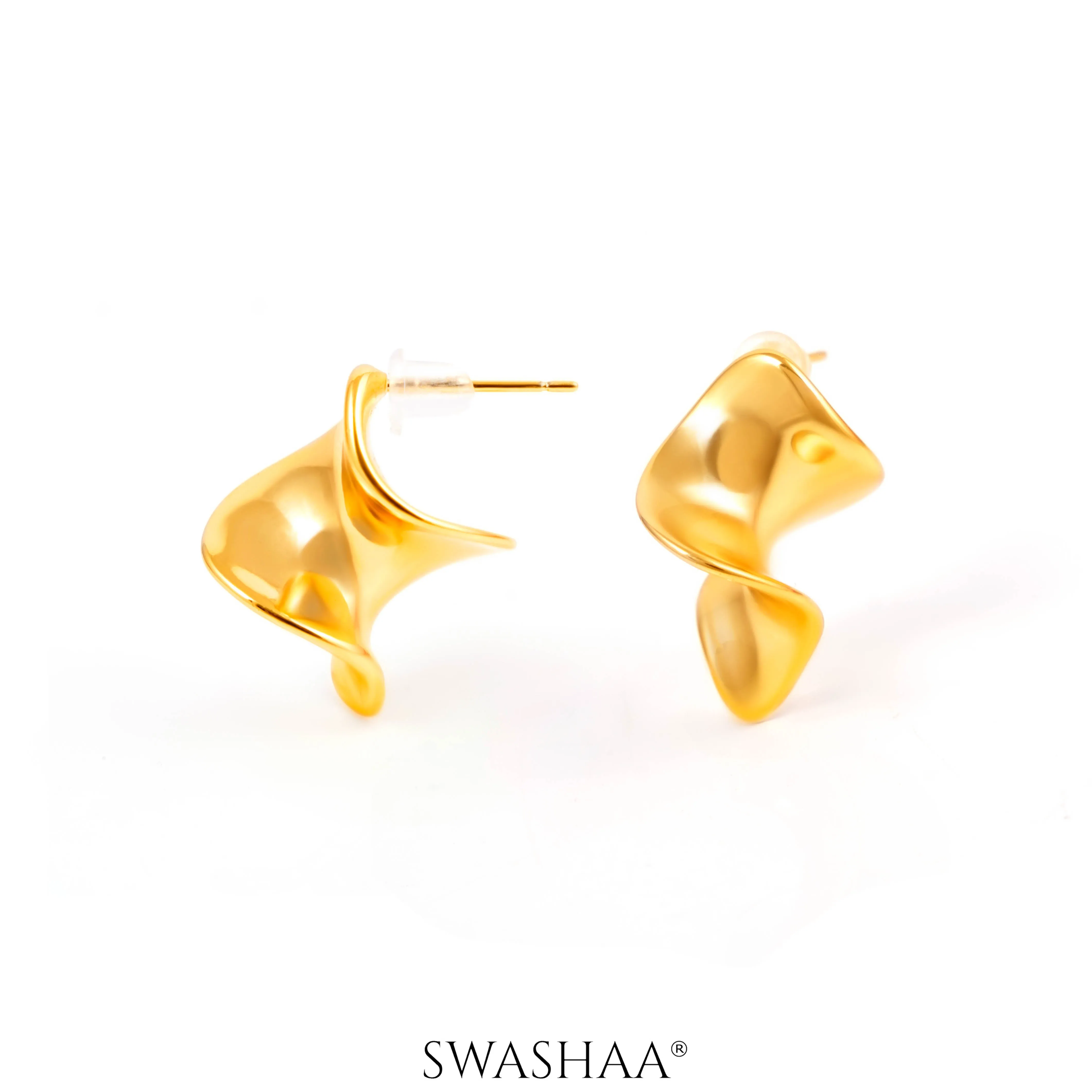 Caesar 18K Gold Plated Earrings