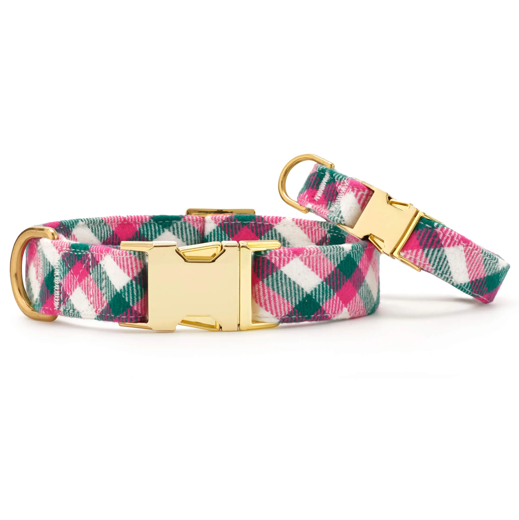 Callie Plaid Flannel Dog Collar