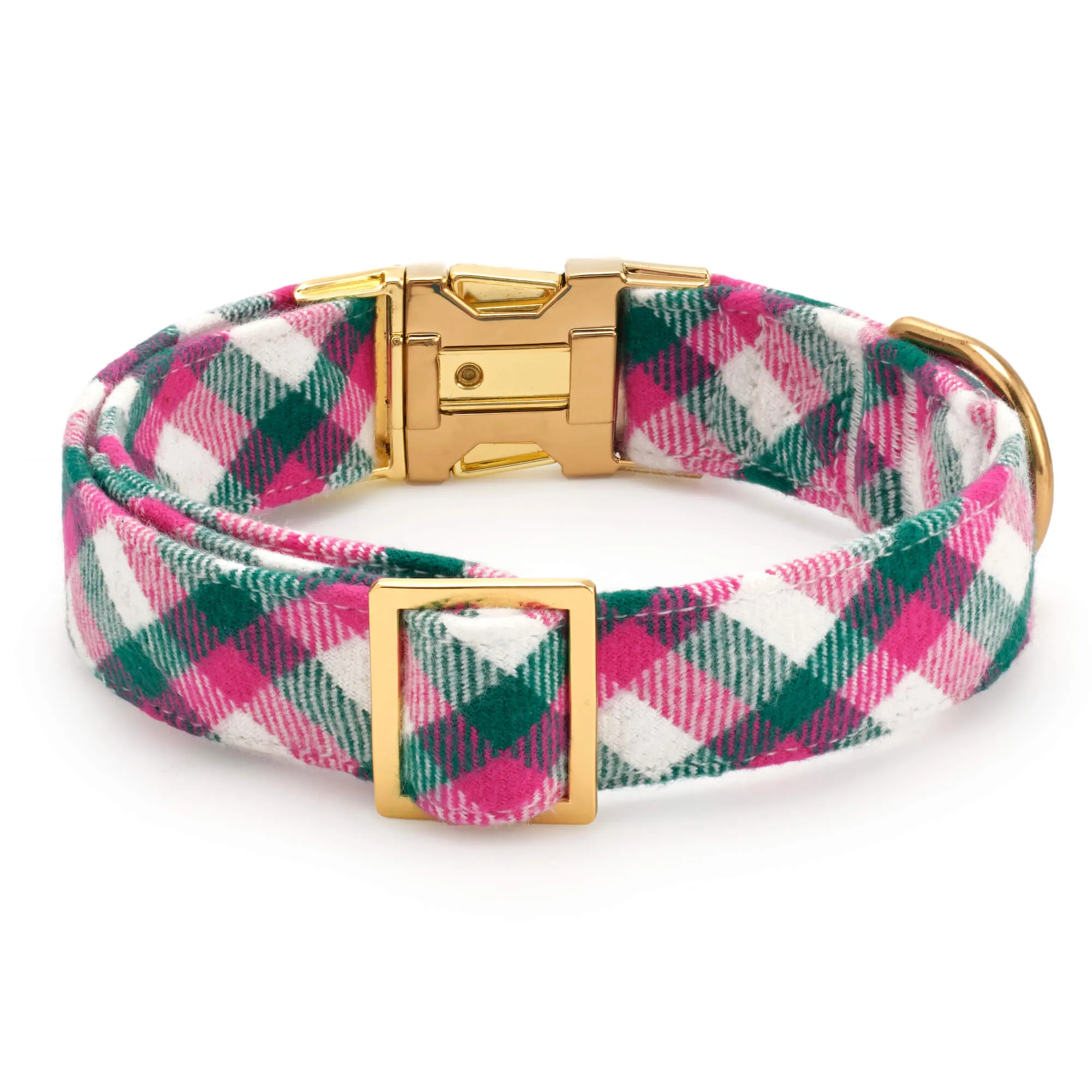 Callie Plaid Flannel Dog Collar